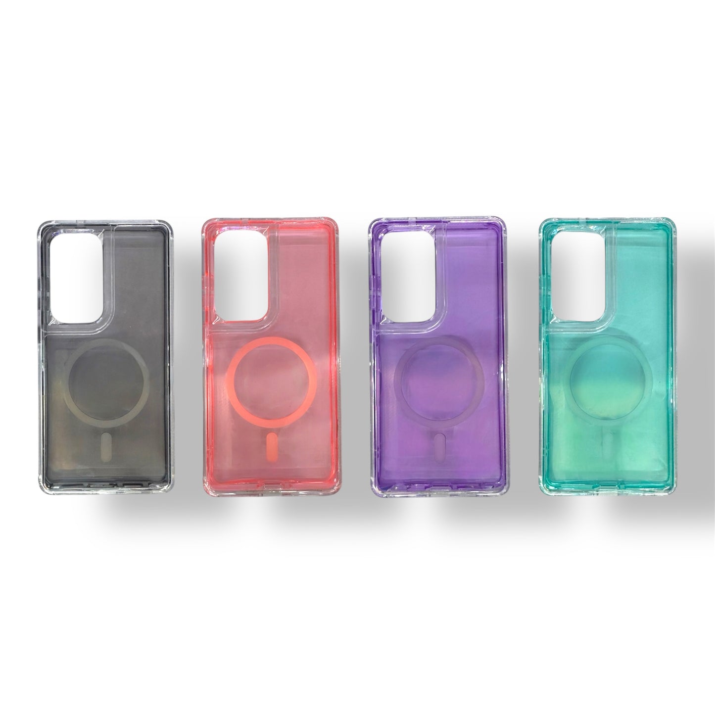 SAMSUNG S25 ULTRA - ESTUCHE TRANSPARENTE CON MAGSAFE VARIOS COLORES