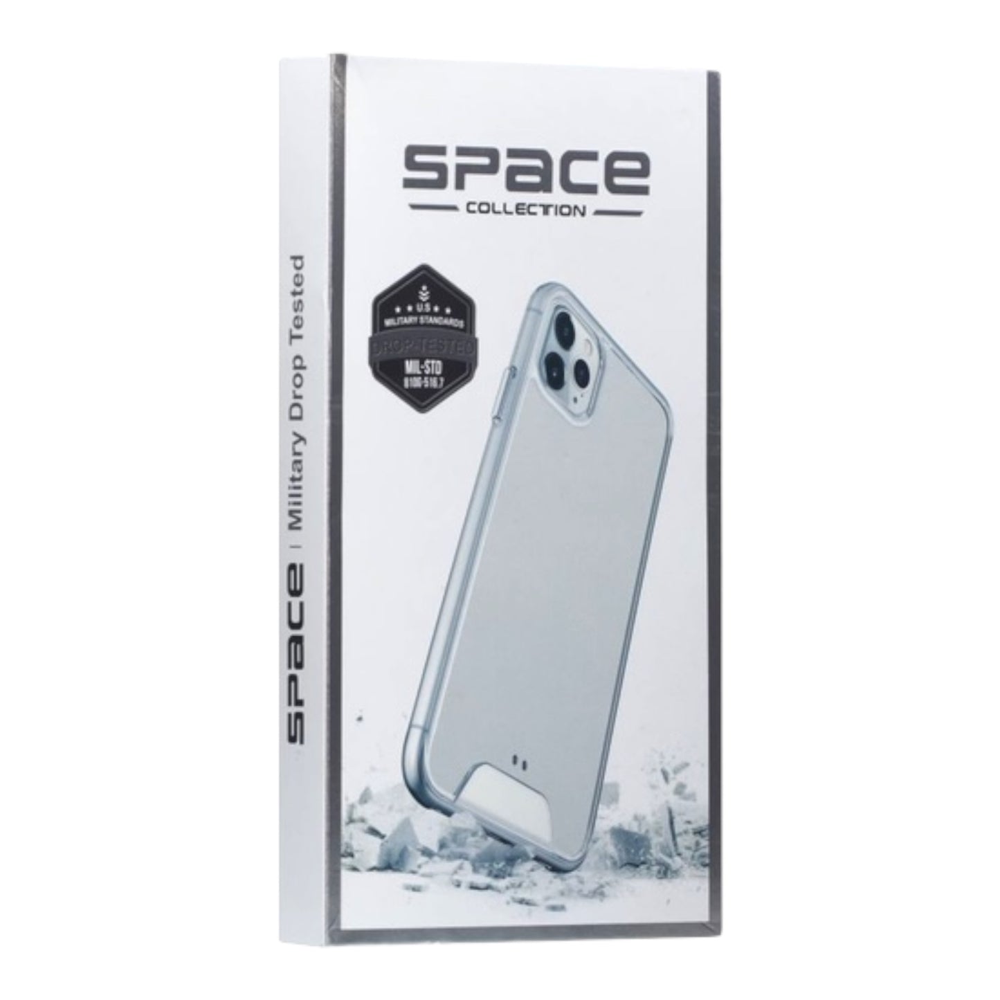 IPHONE 14 PLUS / 15 PLUS - ESTUCHE TRANSPARENTE SPACE