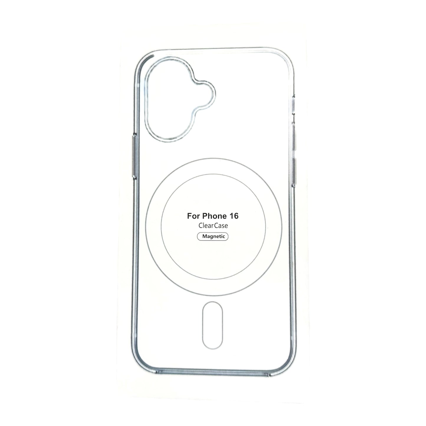 IPHONE 16 - ESTUCHE TRASPARENTE CON MAGSAFE