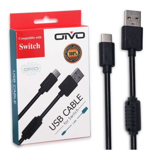 CABLE USB PARA NINTENDO SWITCH 1.8M