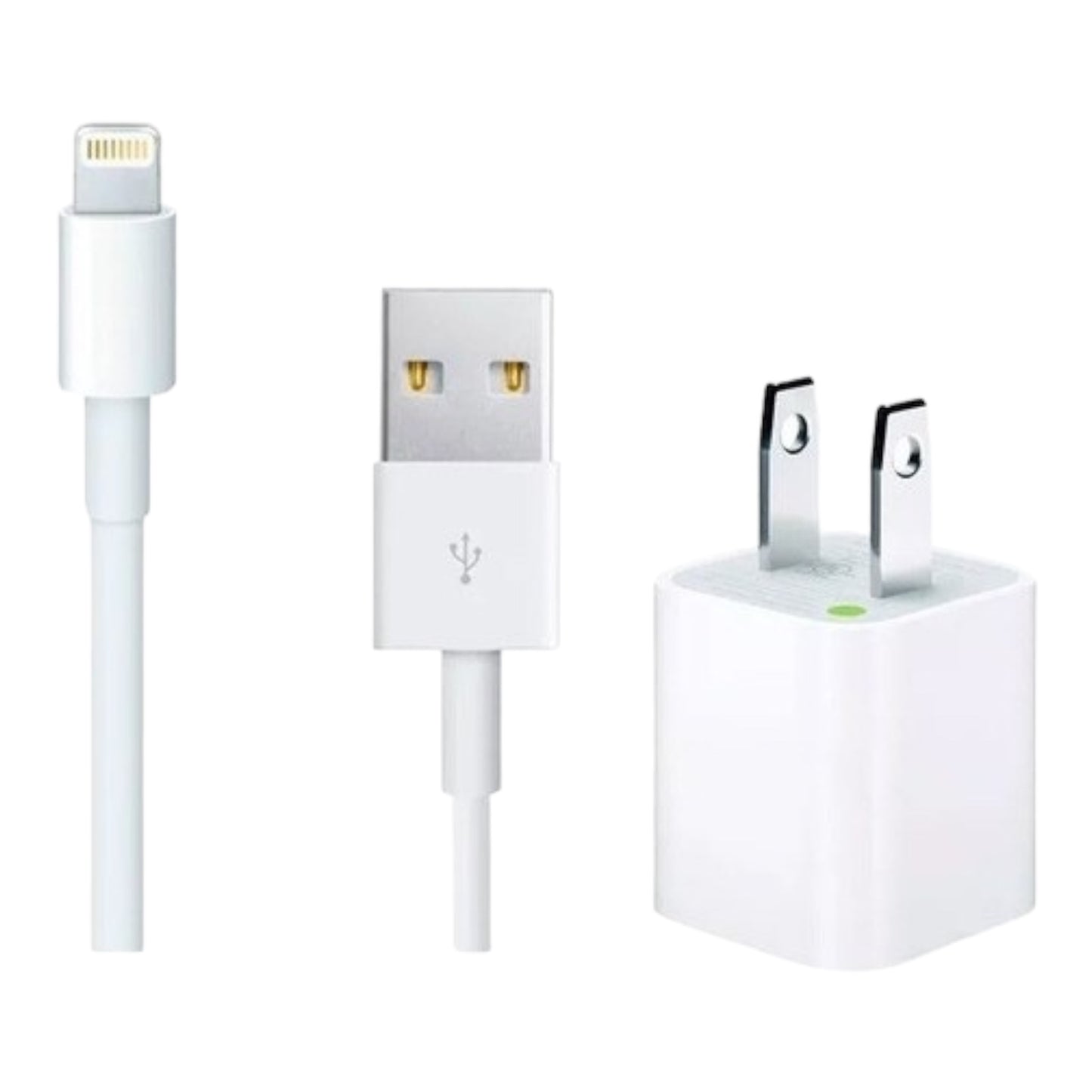 Cargador 5W USB-A Con Cable - iPhone 5 Hasta 8 Plus