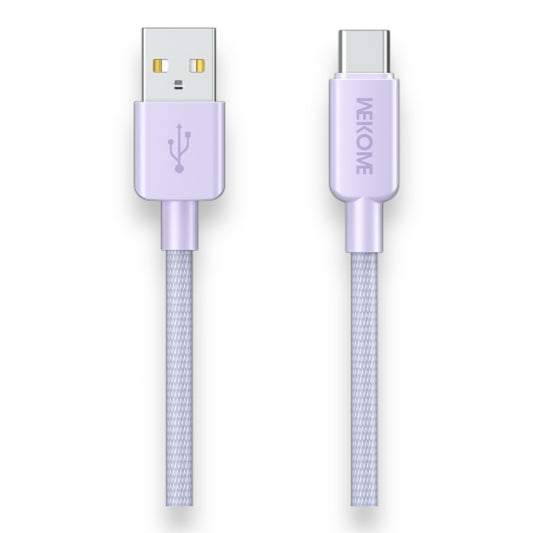 CABLE USB-A A USB-C 6A 1M - TRENZADO WEKOME WDC-03a