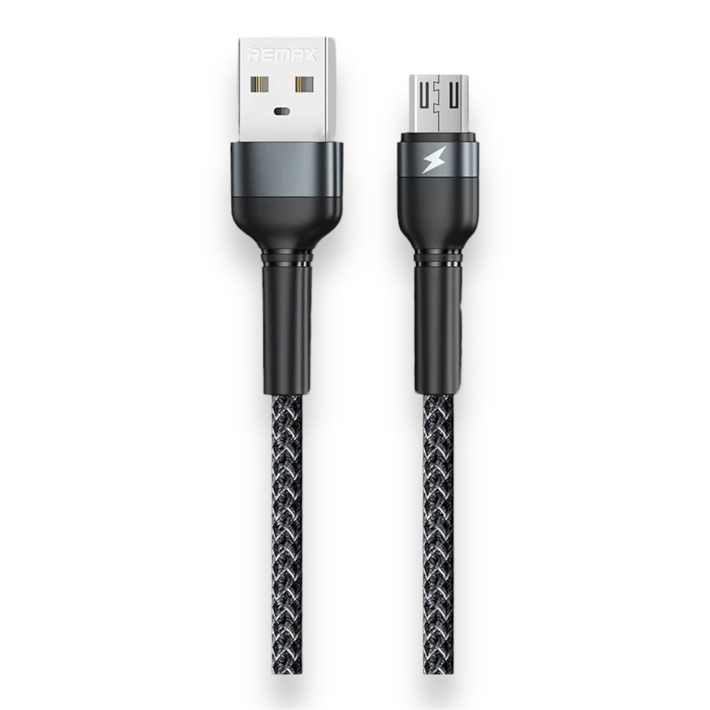 Cable USB-A a MICRO-USB 2.4A 1M - TRENZADO REMAX RC-124m