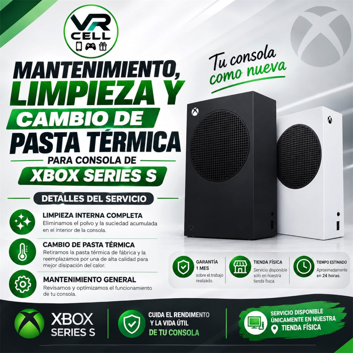 MANTENIMIENTO, LIMPIEZA Y CAMBIO DE PASTA TERMICA PARA CONSOLA DE XBOX SERIES S