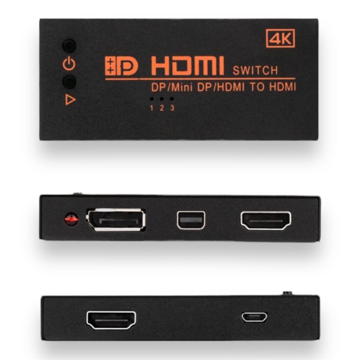 Switch onten (DP, miniDP y HDMI) y una salida HDMI 4K/2K - OTN-7589