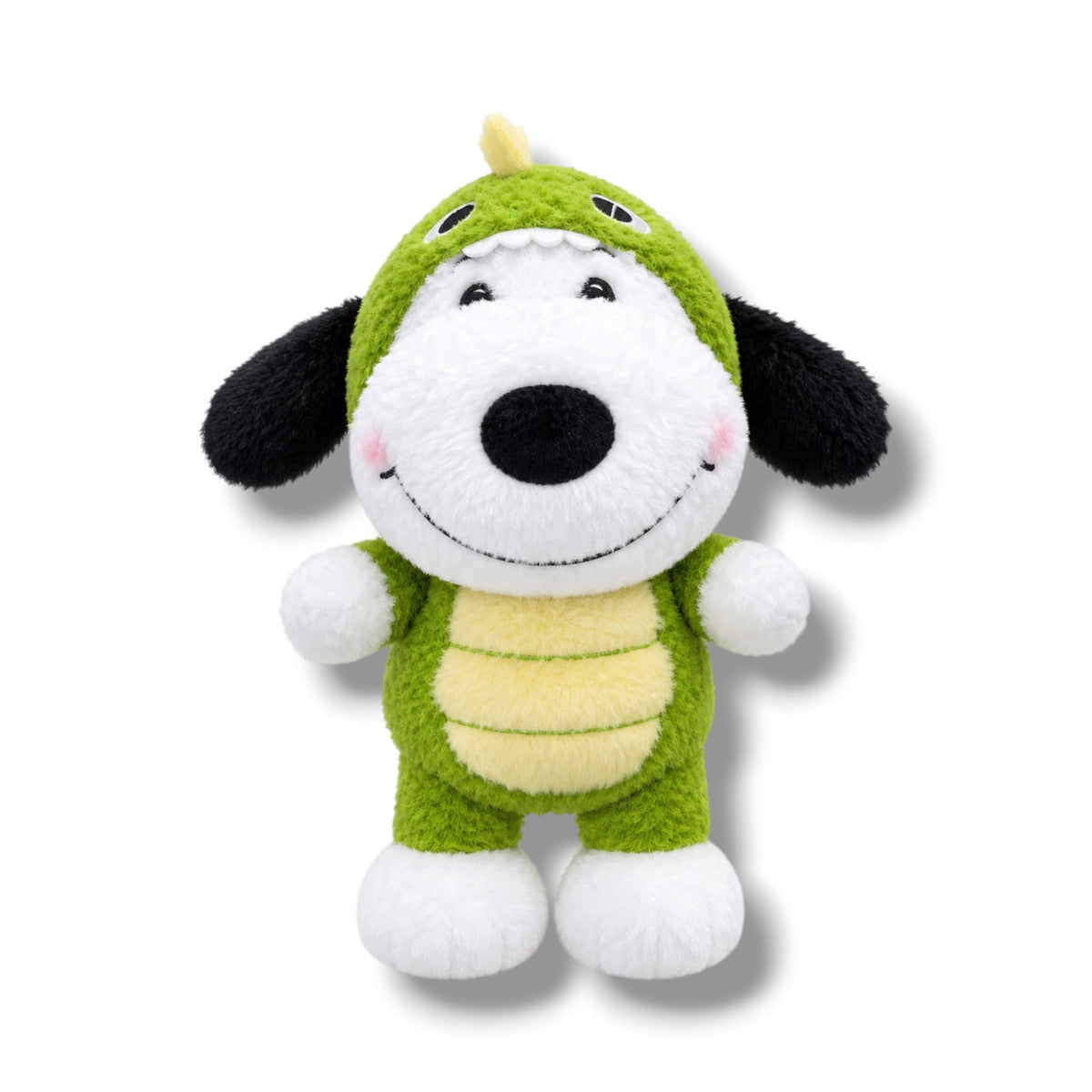 PELUCHE DE SNOOPY CON TRAJE DE DINOSAURIO DE 30 CM