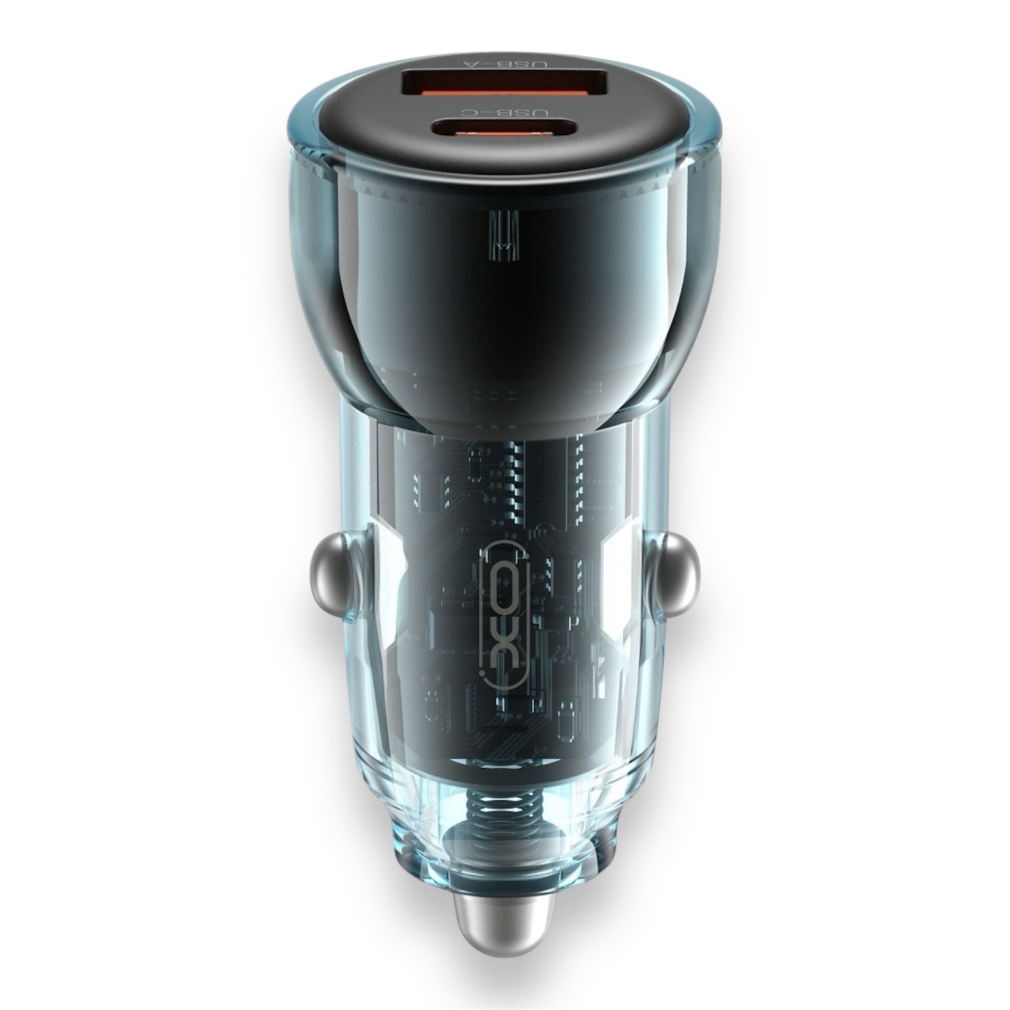 USB-A+C PD 30W + QC 30W Cargador Para Carro - XO-CC60