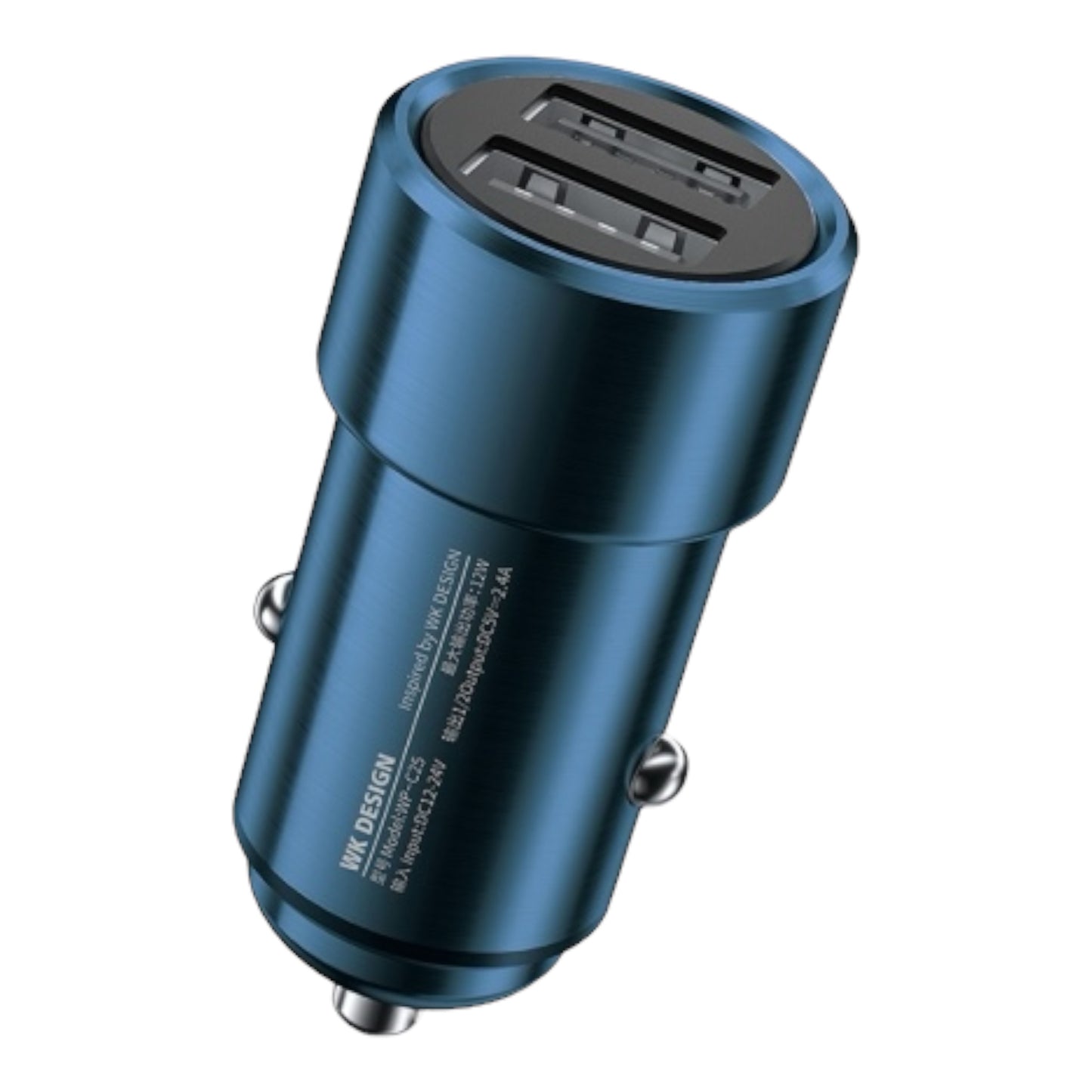 Cargador Para Carro 12W WK DESIGN WP-C25 Dual USB
