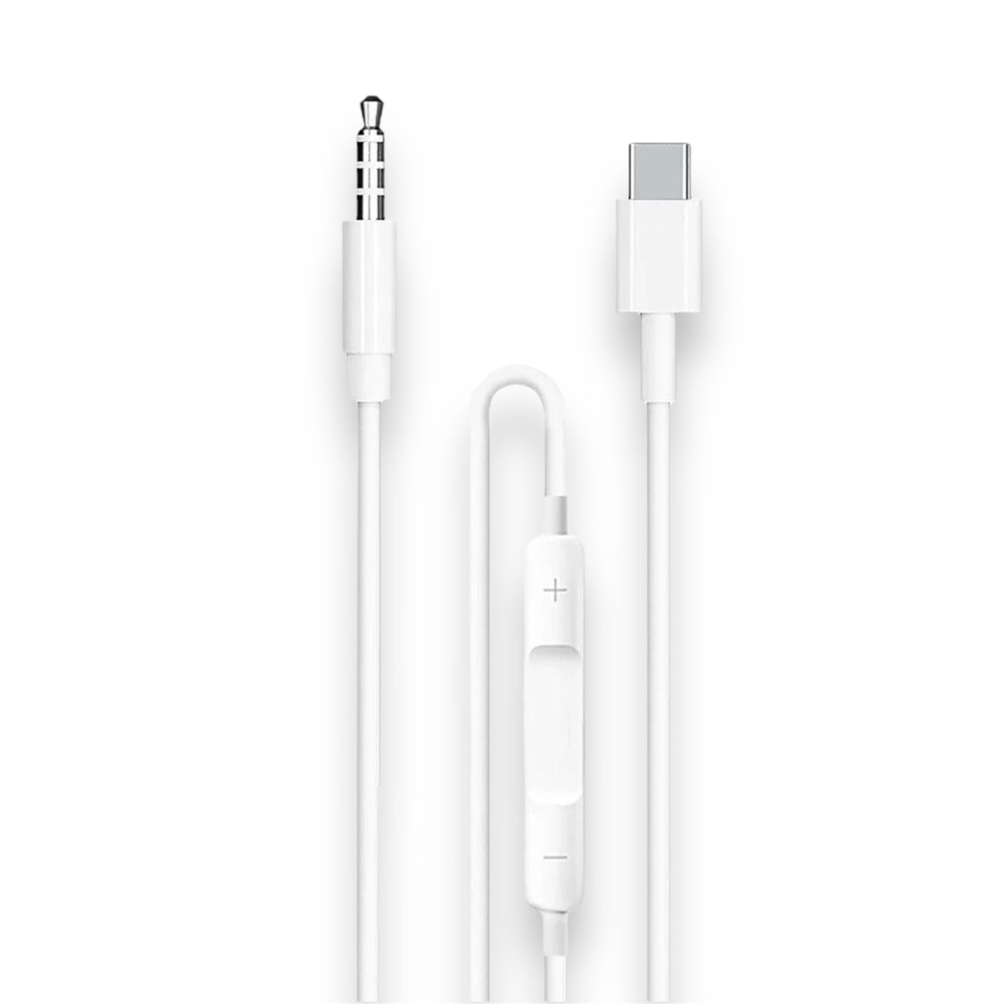 CABLE AUXILIAR + MICRÓFONO USB-C MACHO A 3,5 mm MACHO - Earldom AUX41