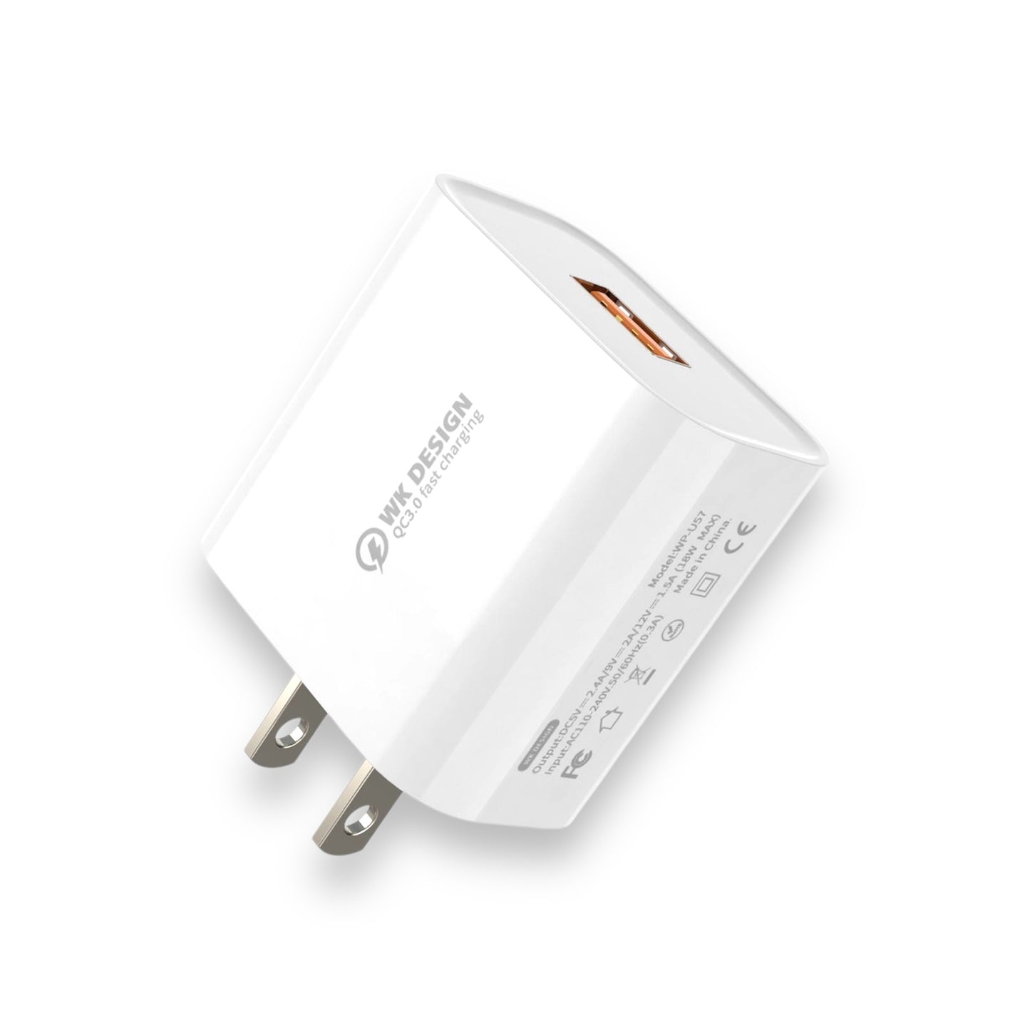 CARGADOR 18W USB-A 2.4A - WK DESIGN WP-U57