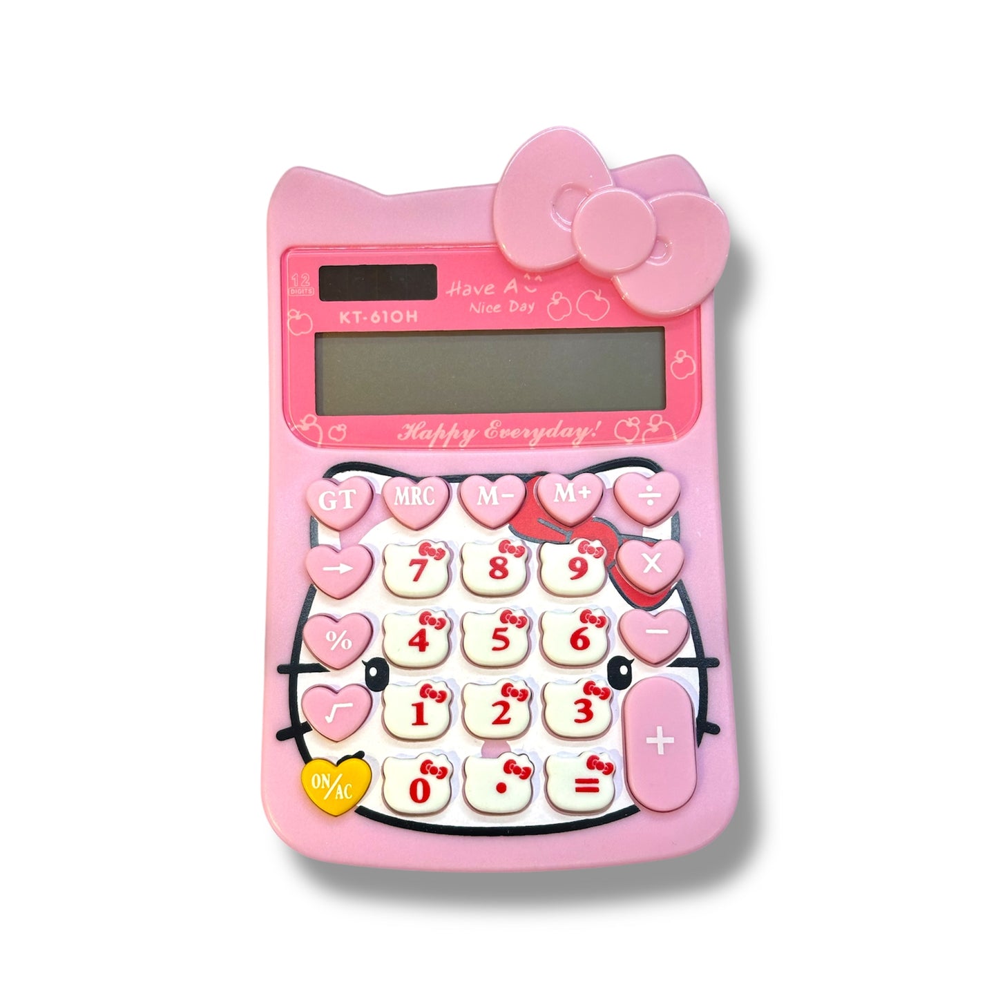CALCULADORA CON DISEÑO DE HELLO KITTY - DIFERENTES COLORES - 1 UNIDAD
