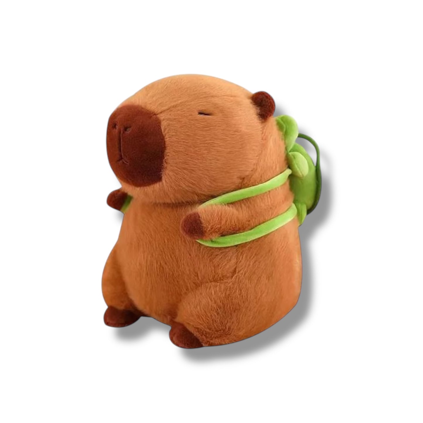 Peluche de Capibara con bolso de tortuga de 20 CM