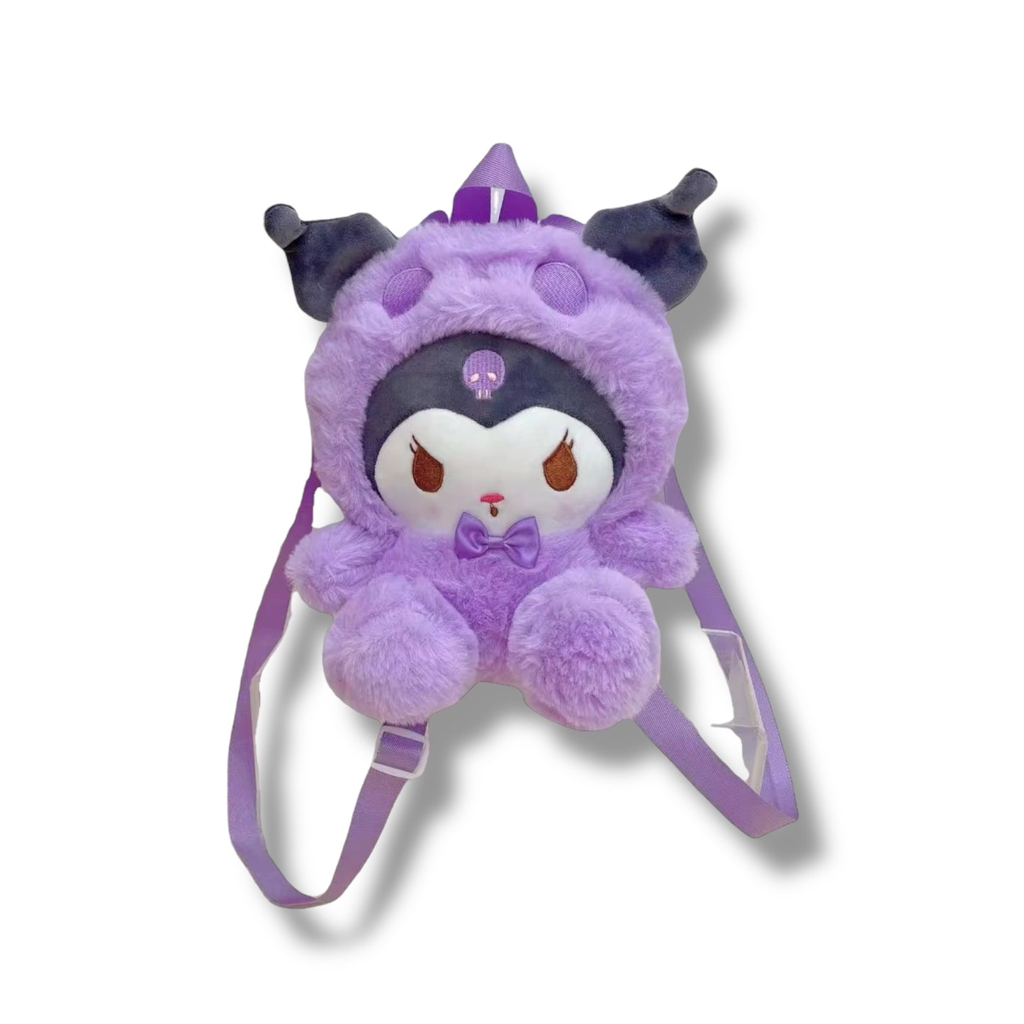 Mochila peluche de Kuromi para niña- morado