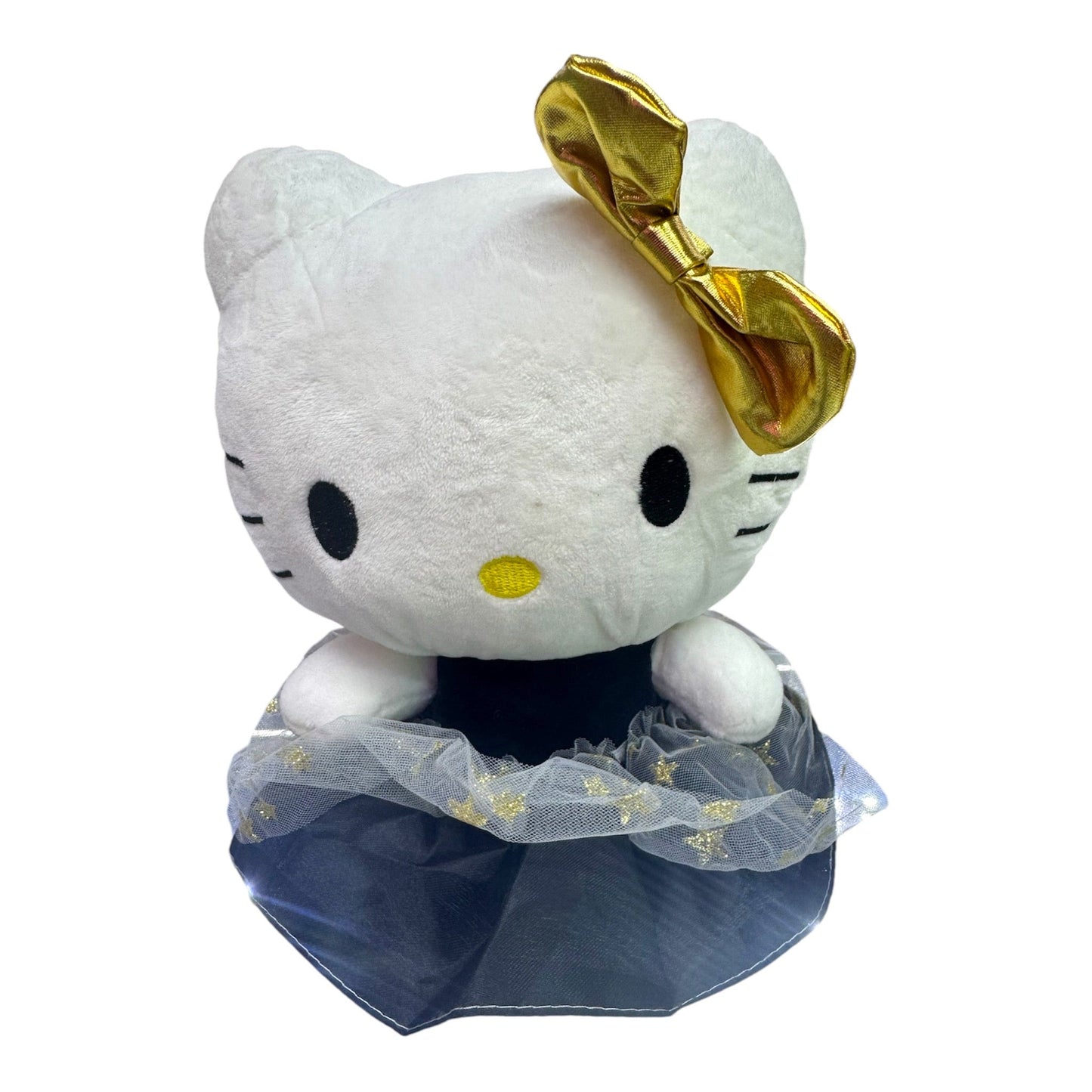Peluche de Hello Kitty con traje negro de 23 CM