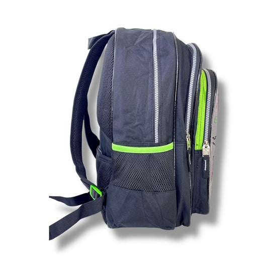 MOCHILA CON DISEÑO DE CREEPER DE MINECRAFT PARA NIÑOS - DISEÑO 2