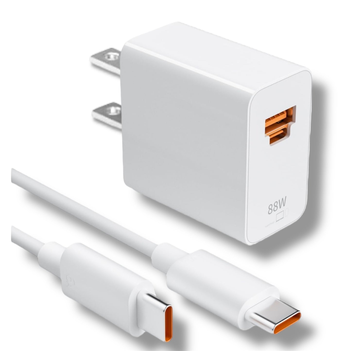 CARGADOR HUAWEI 88W SUPER CARGA USB-A+C CON CABLE USB-C a USB-C 1M