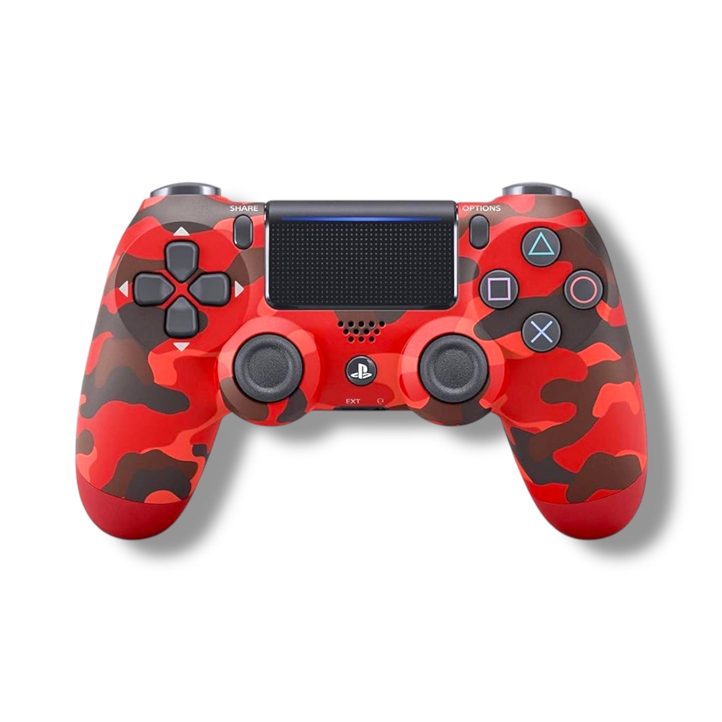 MANDO INALAMBRICO GENÉRICO DUALSHOCK 4 PLAYSTATION 4 - ROJO CAMUFLADO