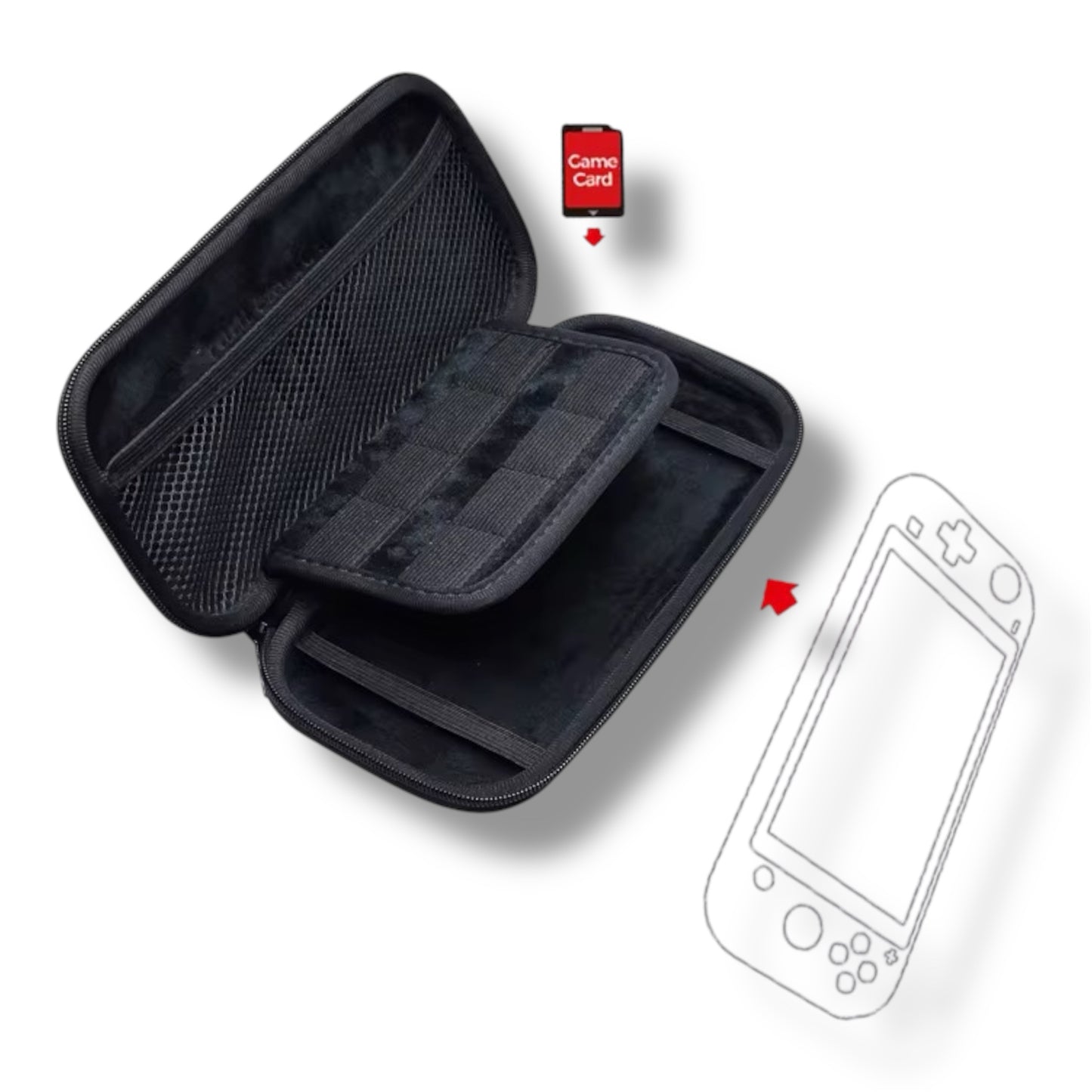 Bolso para Nintendo Switch Lite - Rojo - VRCELL Costa Rica