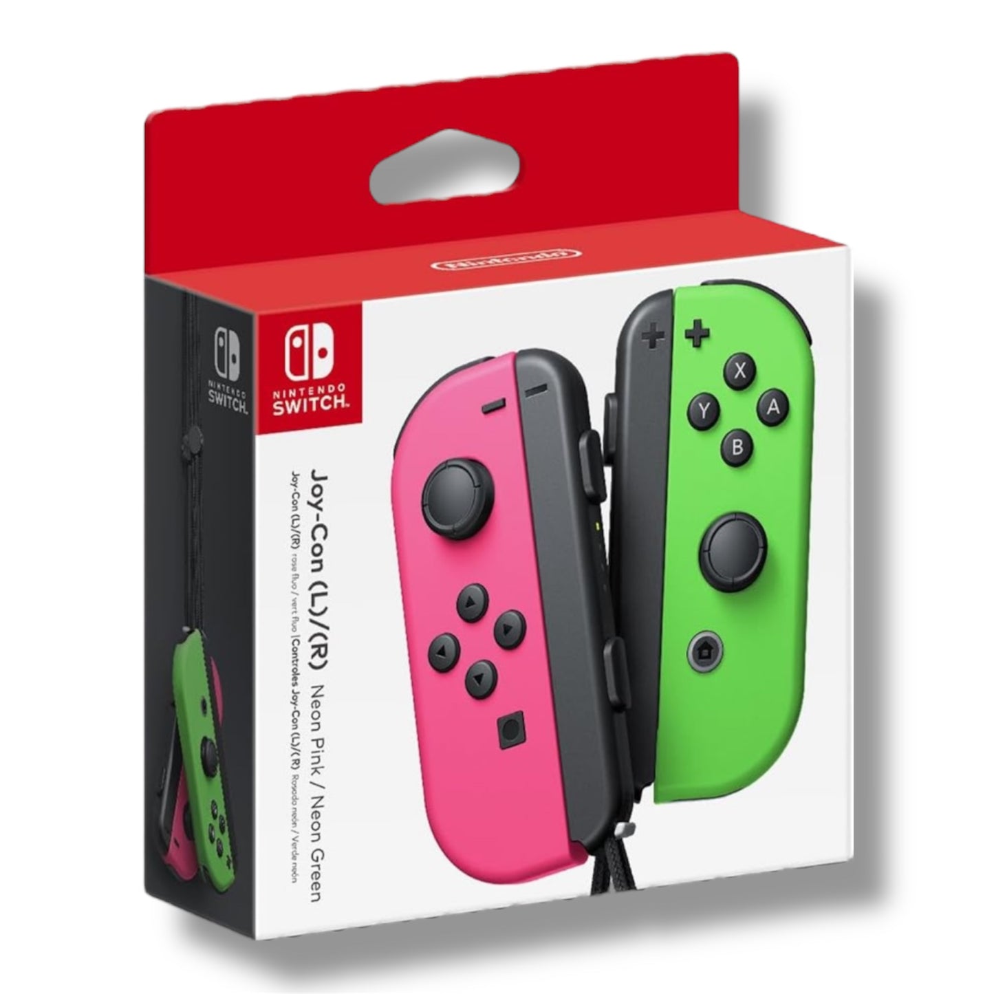 Nintendo Joy - Con (L) rosado neón / (R) verde neón - VRCELL Costa Rica