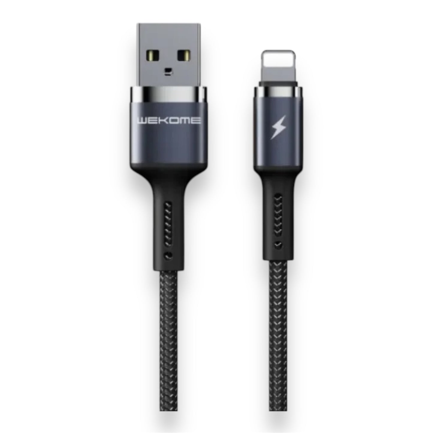 Cable USB-A a LIGHTNING 1M - TRENZADO WEKOME WDC-128i