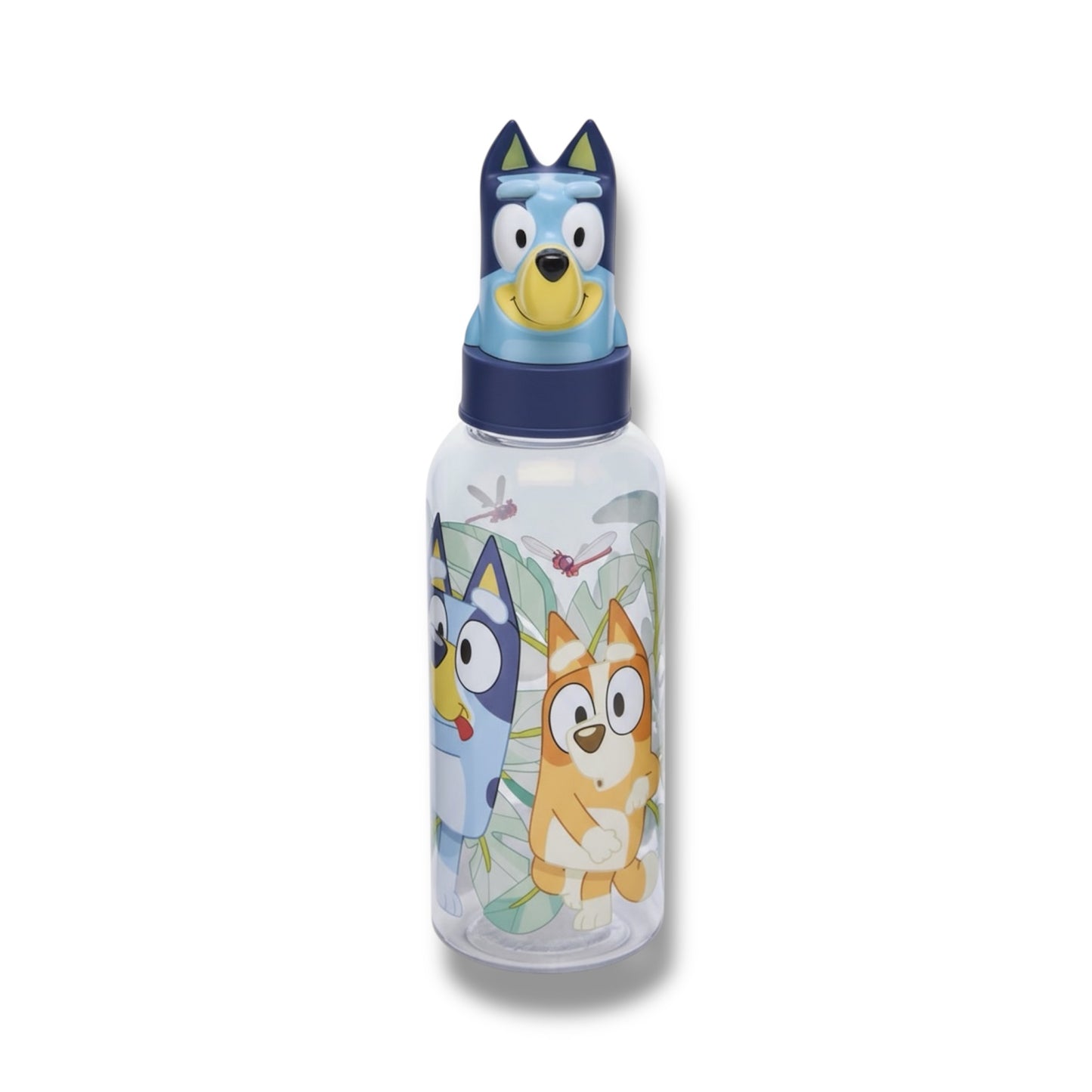 BOTELLA PLÁSTICA CON DISEÑO 3D DE BLUEY
