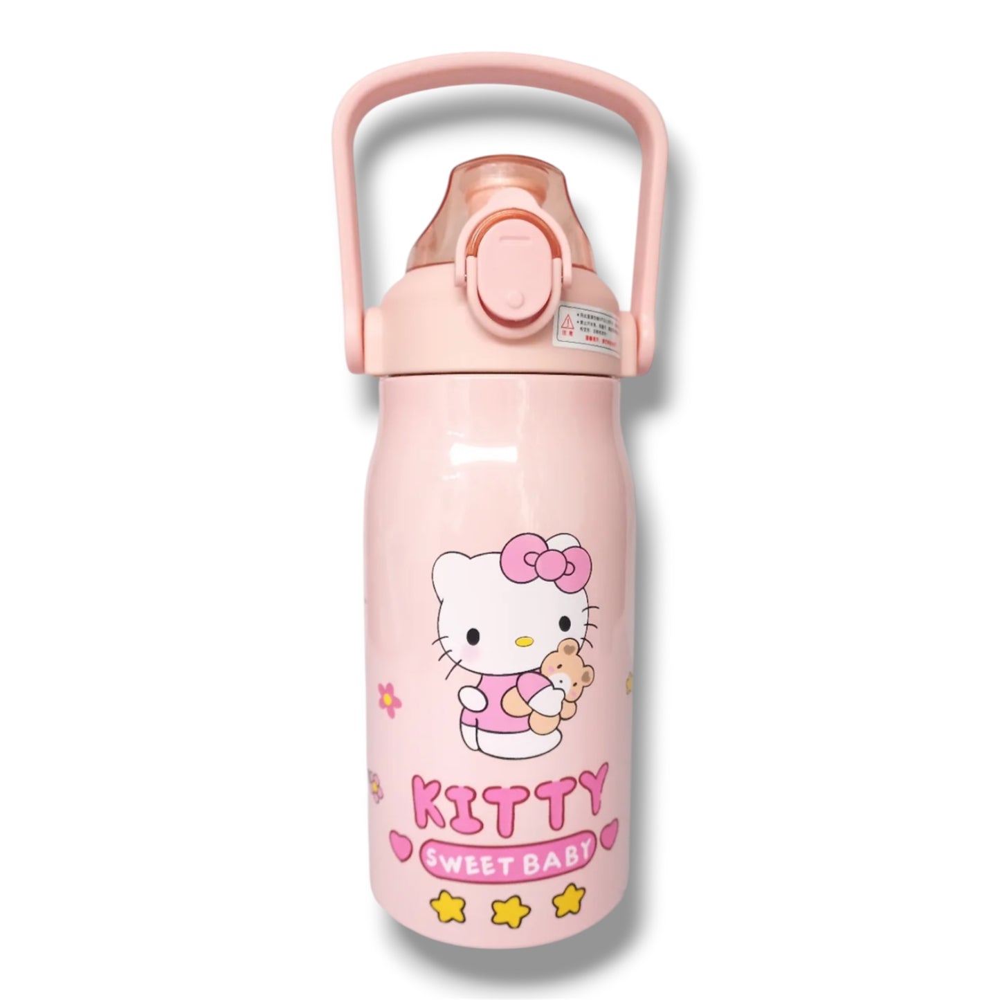 BOTELLA TÉRMICA CON DISEÑO DE HELLO KITTY DE 25 CM APROX