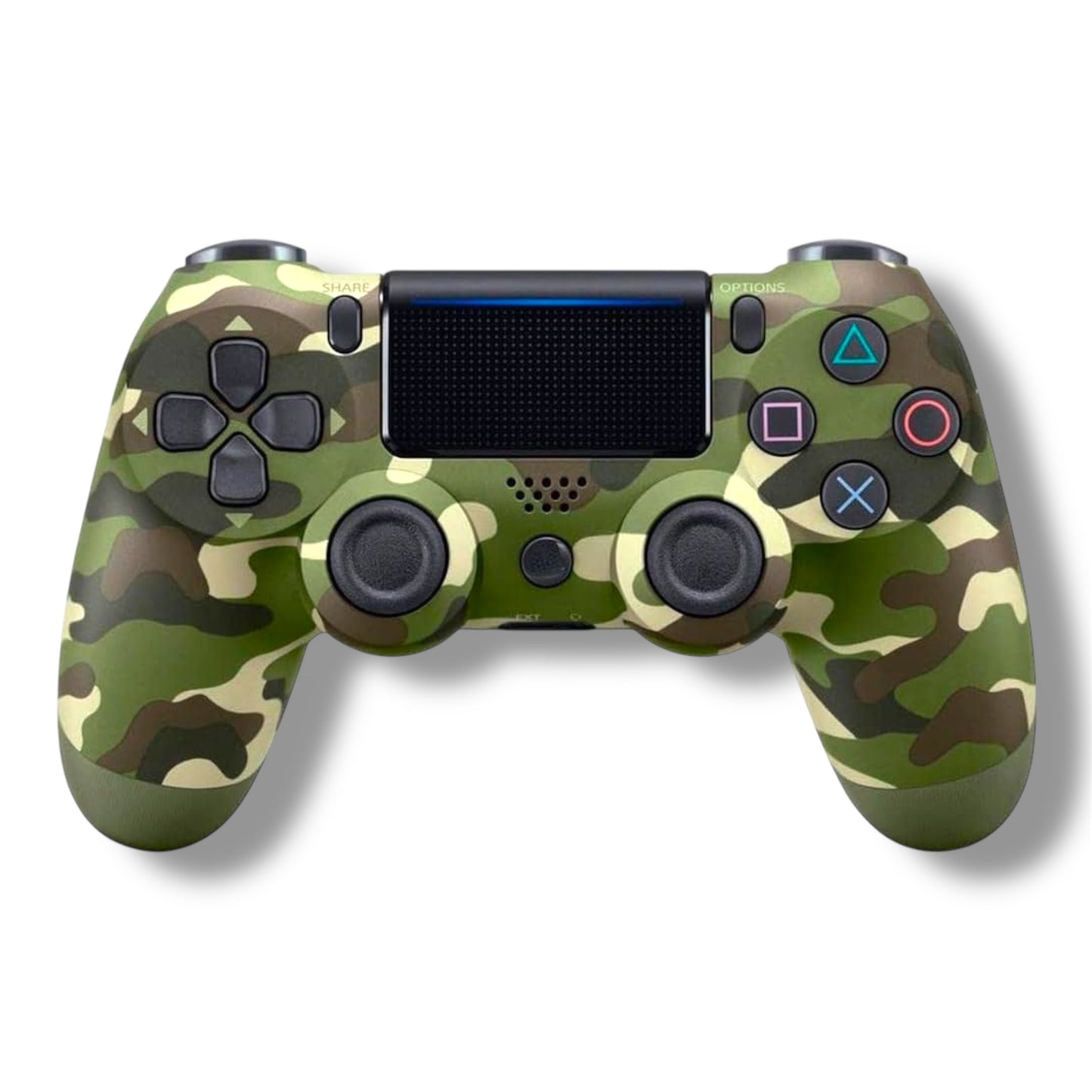 MANDO INALAMBRICO GENÉRICO DUALSHOCK PS4 - CAMUFLADO VERDE