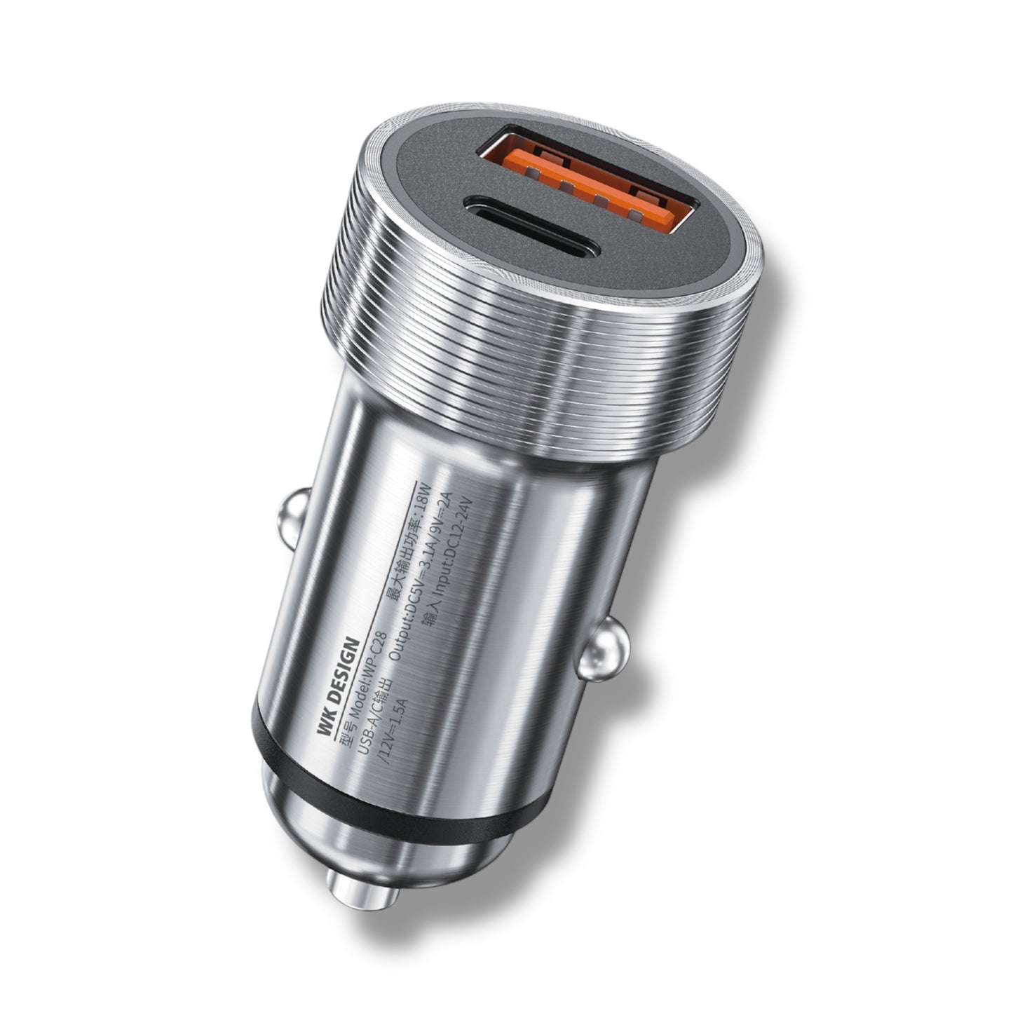 CARGADOR PARA CAROO 20W USB-C Y USB-A - WK DESIGN WP-C28