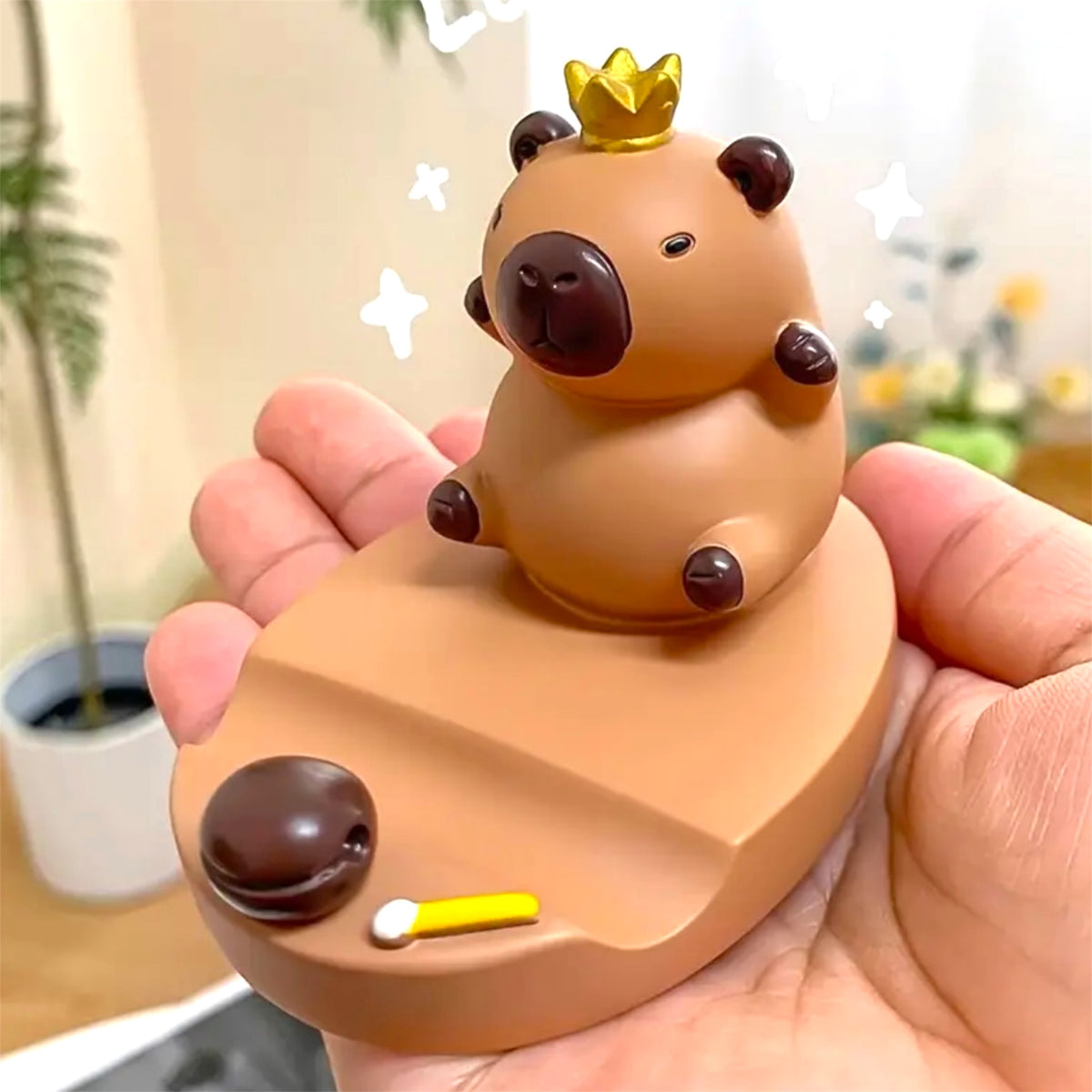 SOPORTE PARA TELÉFONO EN FORMA DE CAPIBARA DE 7 CM APROX