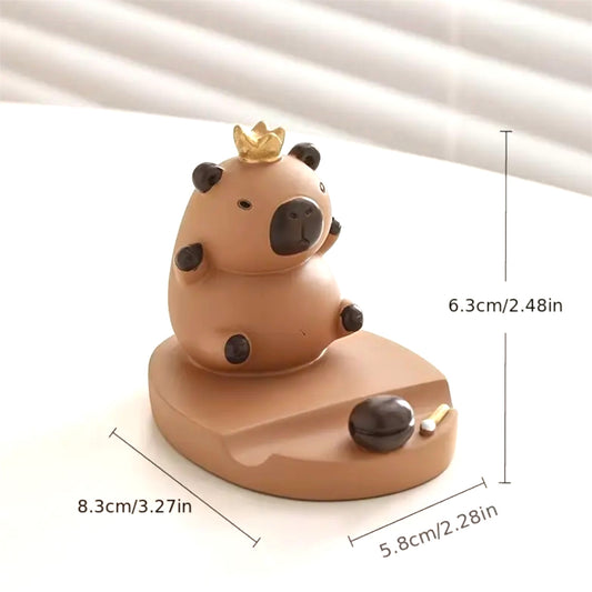 SOPORTE PARA TELÉFONO EN FORMA DE CAPIBARA DE 7 CM APROX