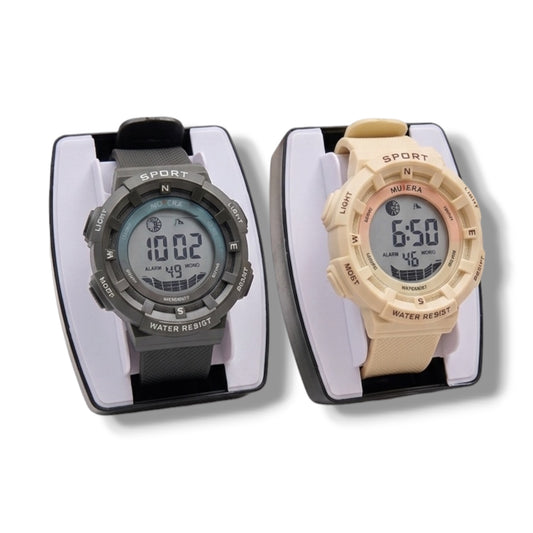 RELOJ DIGITAL PARA DAMA - HUIKER AAA - DIFERENTES COLORES
