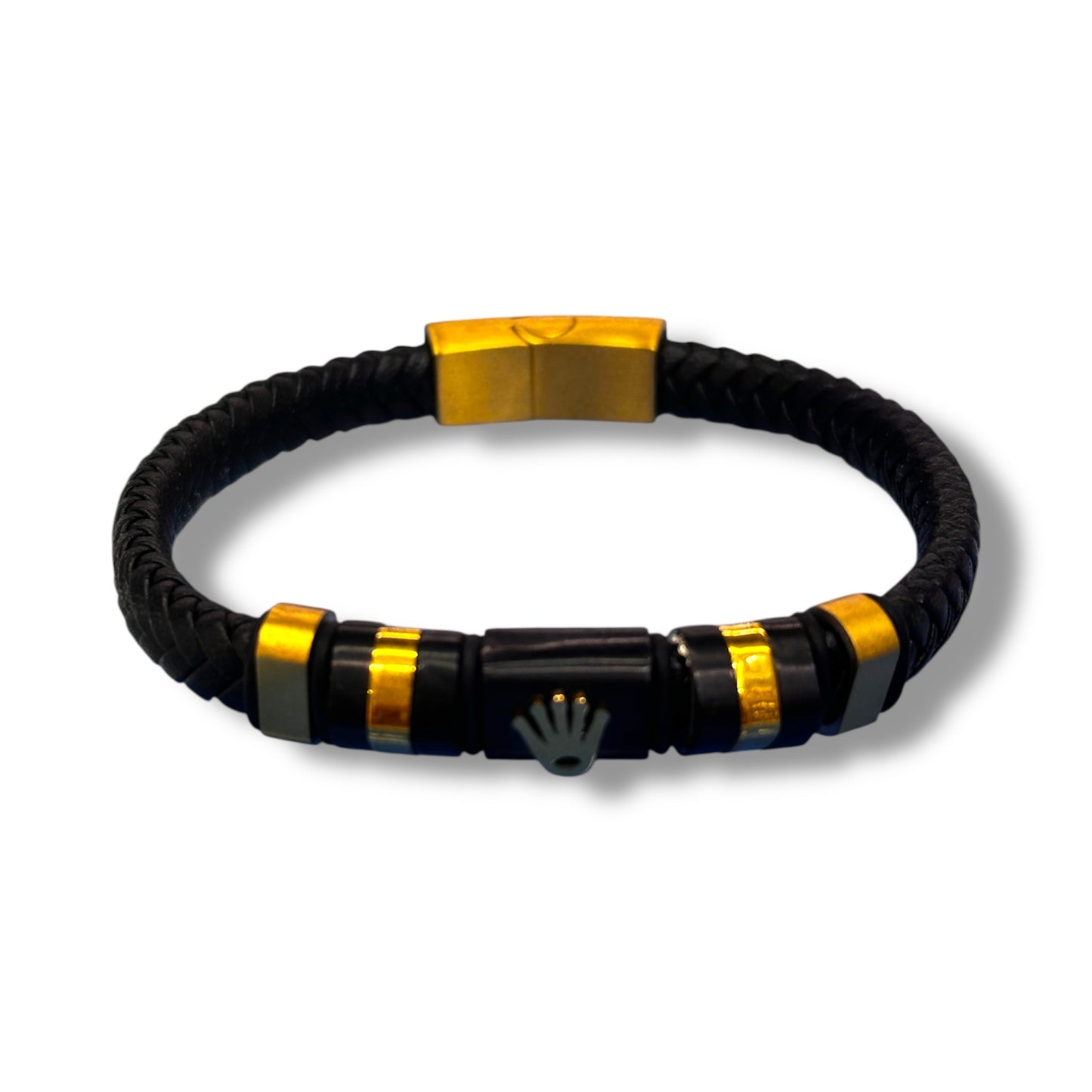 PULSERA DE CUERO PARA HOMBRES - MARCA ROLEX AAA