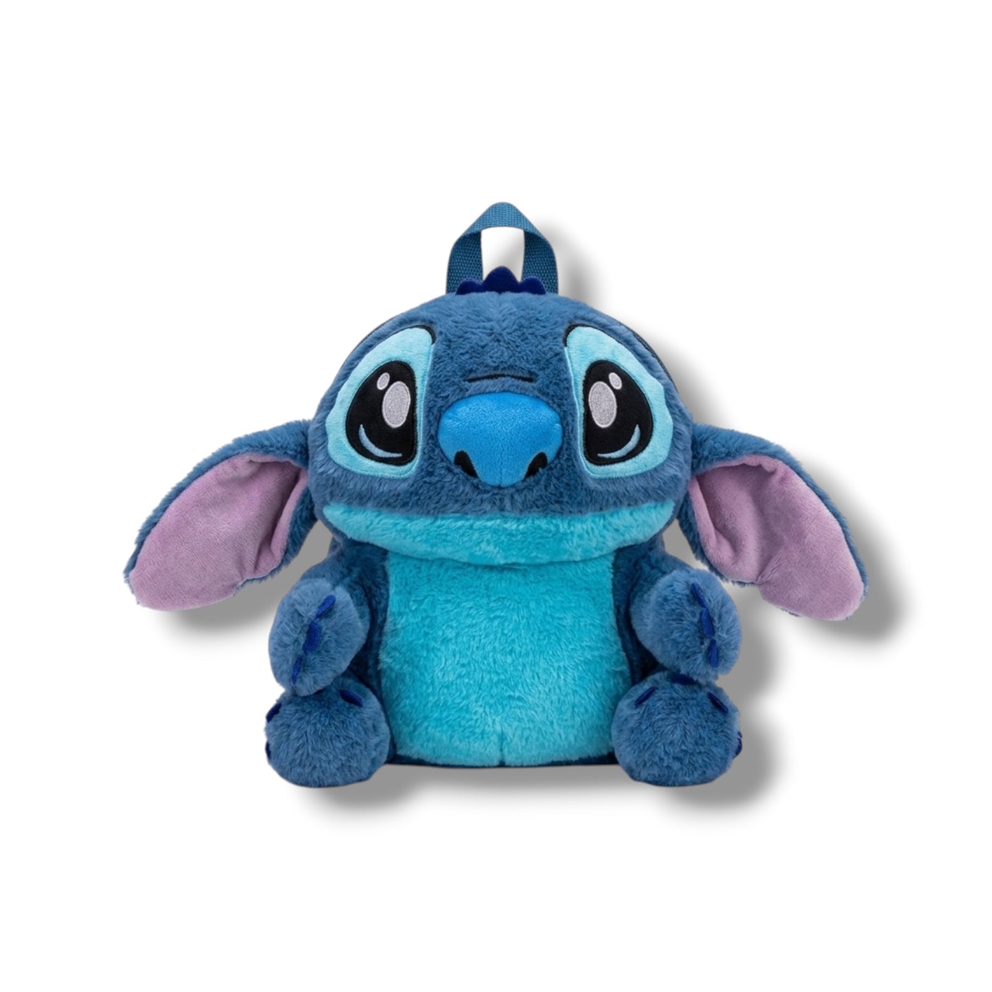 MOCHILA PELUCHE CON DISEÑO DE STITCH DE 24X24 CM APROX