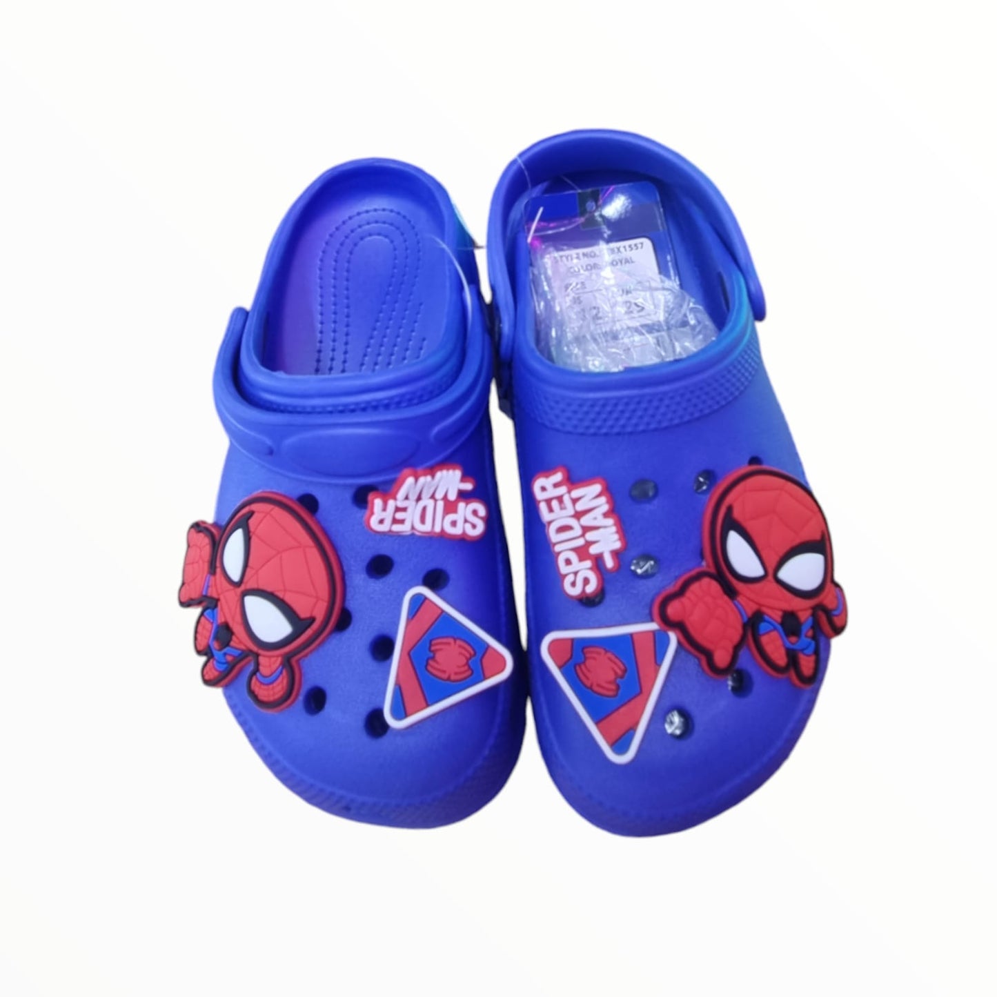 Chanclas Crocs de Spiderman - Azul - Talla De Niños