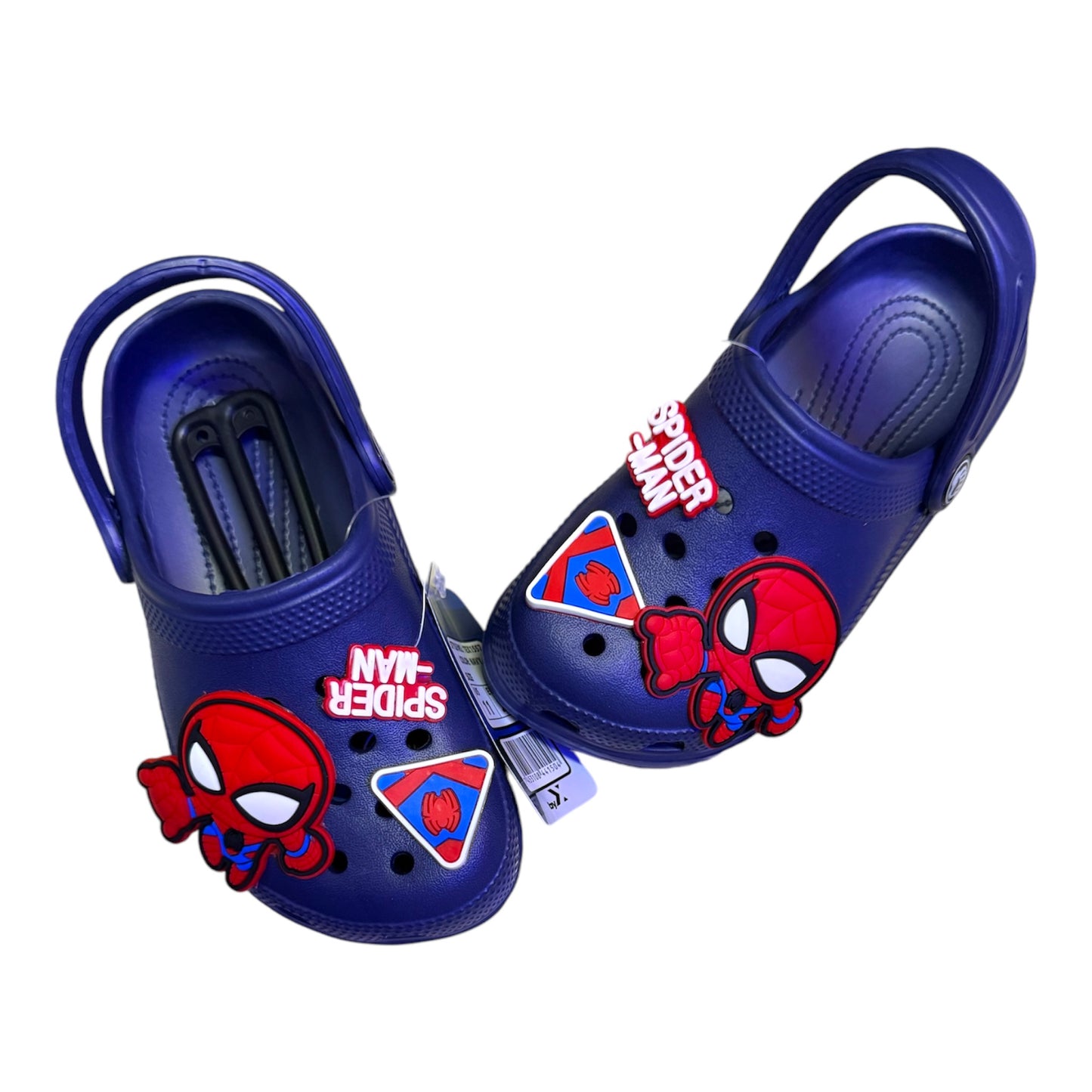 Chanclas Crocs de Spiderman - Azul Oscuro - Talla De Niños