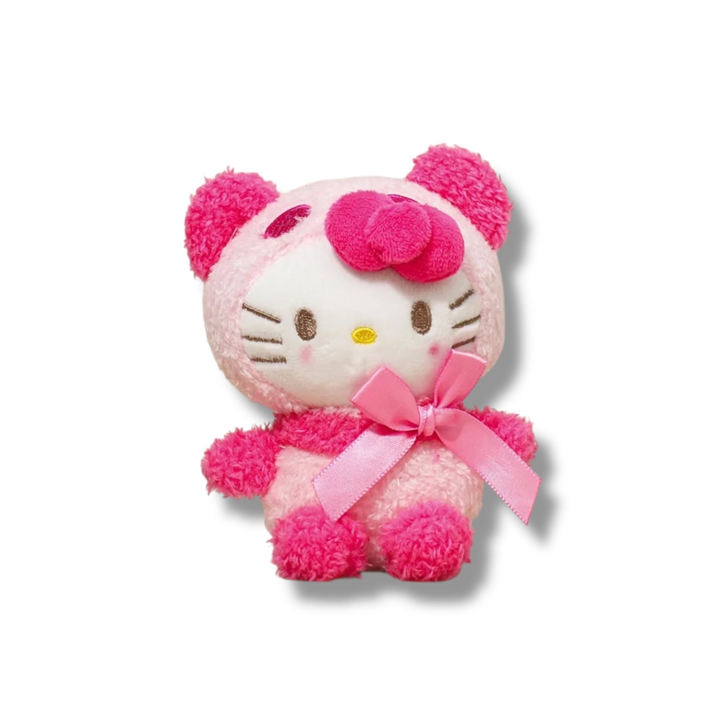 Llavero peluche con traje rosa de Hello Kitty, de 10 CM