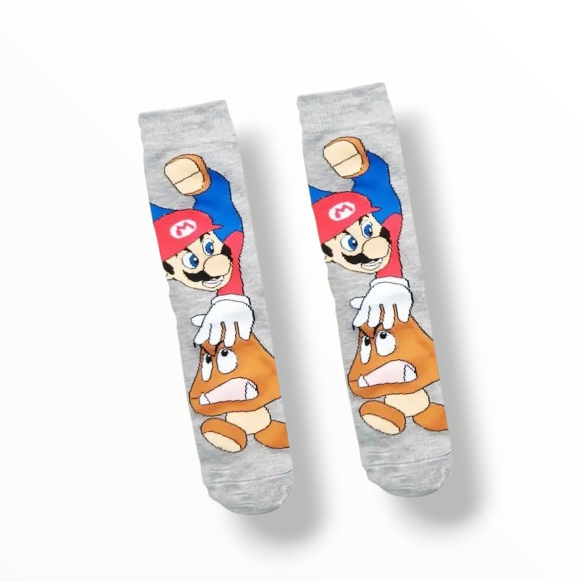 MEDIAS LARGA CON DISEÑO DE MARIO BRO - DISEÑOA VARIOS