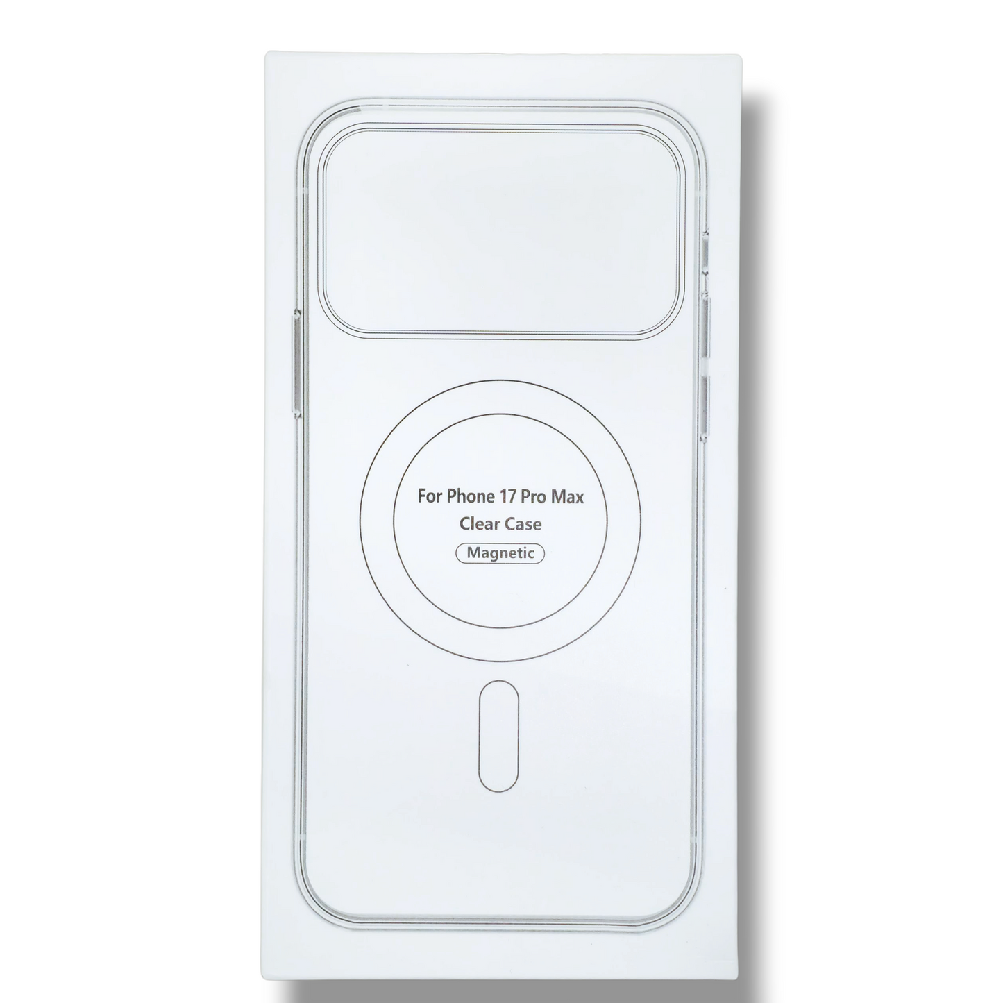IPHONE 17 PRO MAX - ESTUCHE TRASPARENTE MAGSAFE