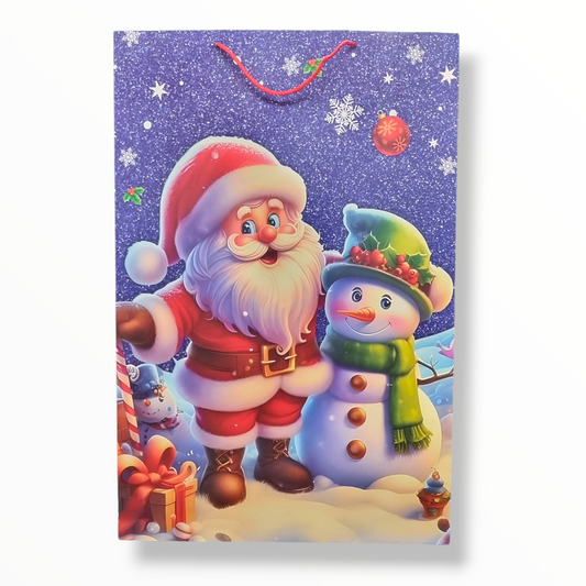 BOLSA DE REGALO CON TEMATICA NAVIDEÑA 48×18×72CM