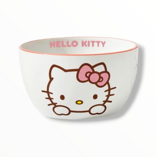 SET DE VAJILLA DE CERAMICA CON DISEÑO DE HELLO KITTY