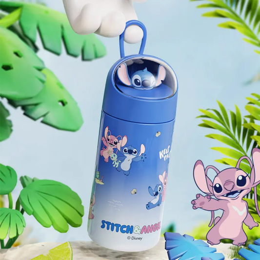 BOTELLA TÉRMICA CON DISEÑO DE STITCH
