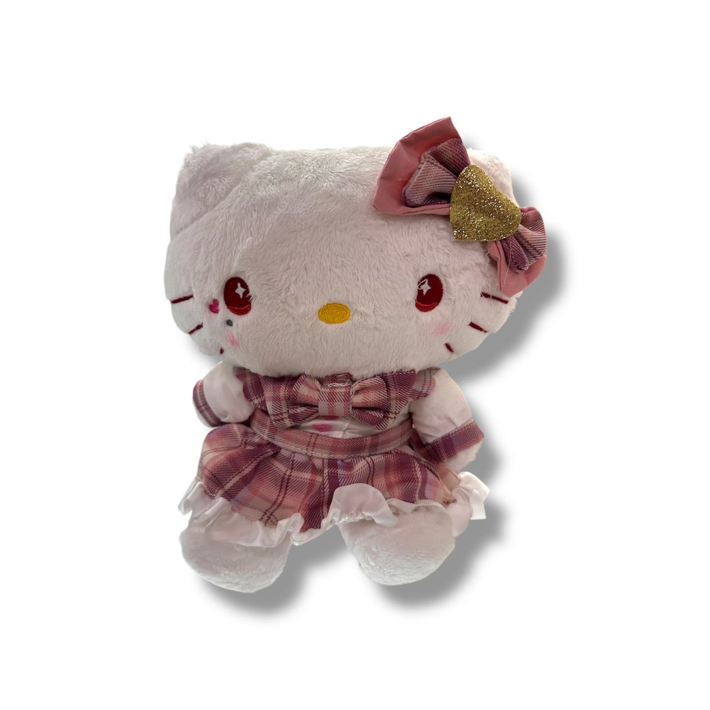 PELUCHE DE HELLO KITTY CON VESTIDO - 25 CM APROX