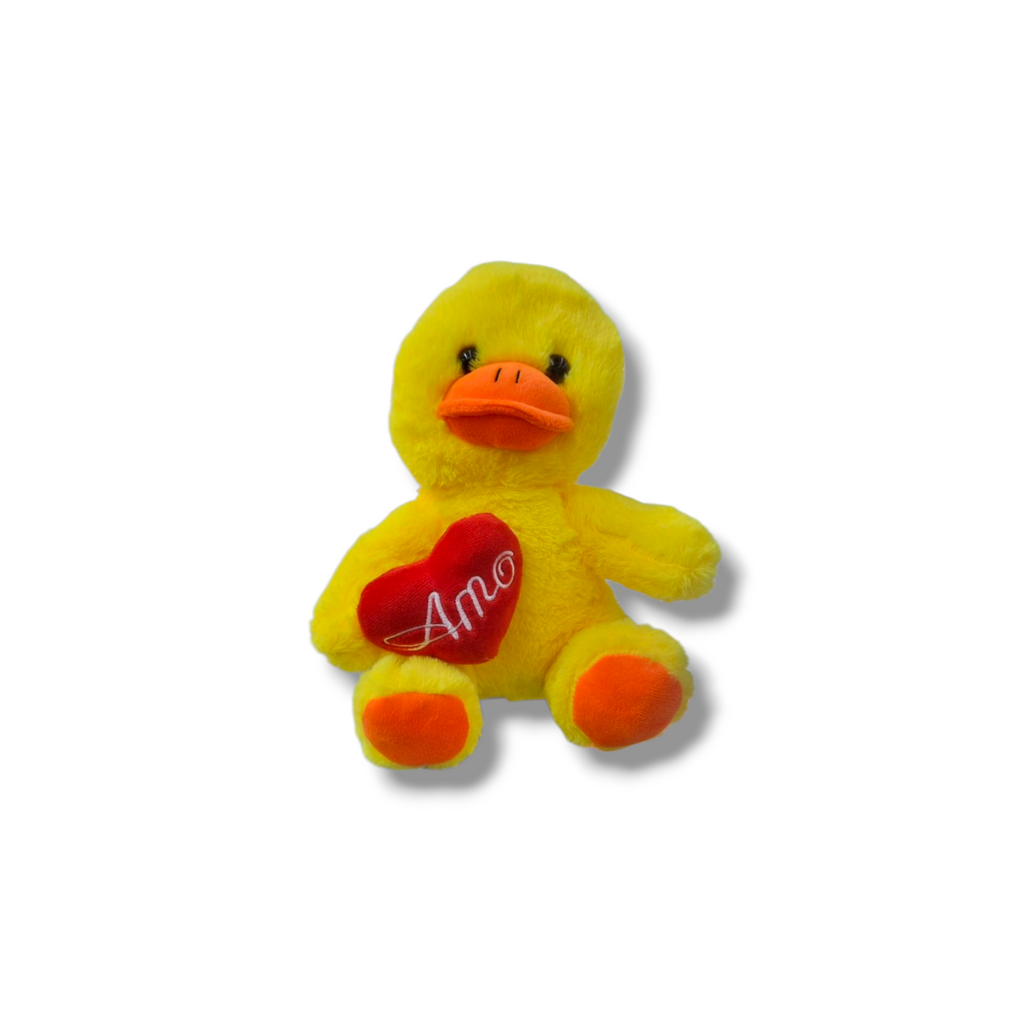 PELUCHE DE PATO CON CORAZÓN DE 25CM