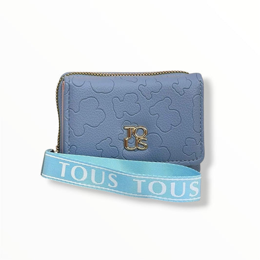 BILLETERA + MONEDERO  ESTILO TOUS -AAA PARA DAMA VARIOS COLORES
