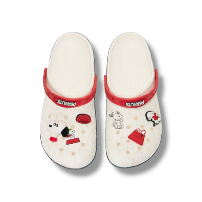 CROCS AAA CON DISEÑO DE SNOOPY - DIFERENTES TALLAS