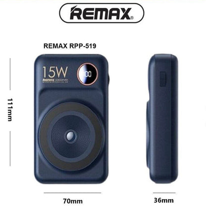 Power Bank con MagSafe 20000 mAh 15W / 20W / 22.5W - REMAX RPP - 519 - VRCELL Costa Rica