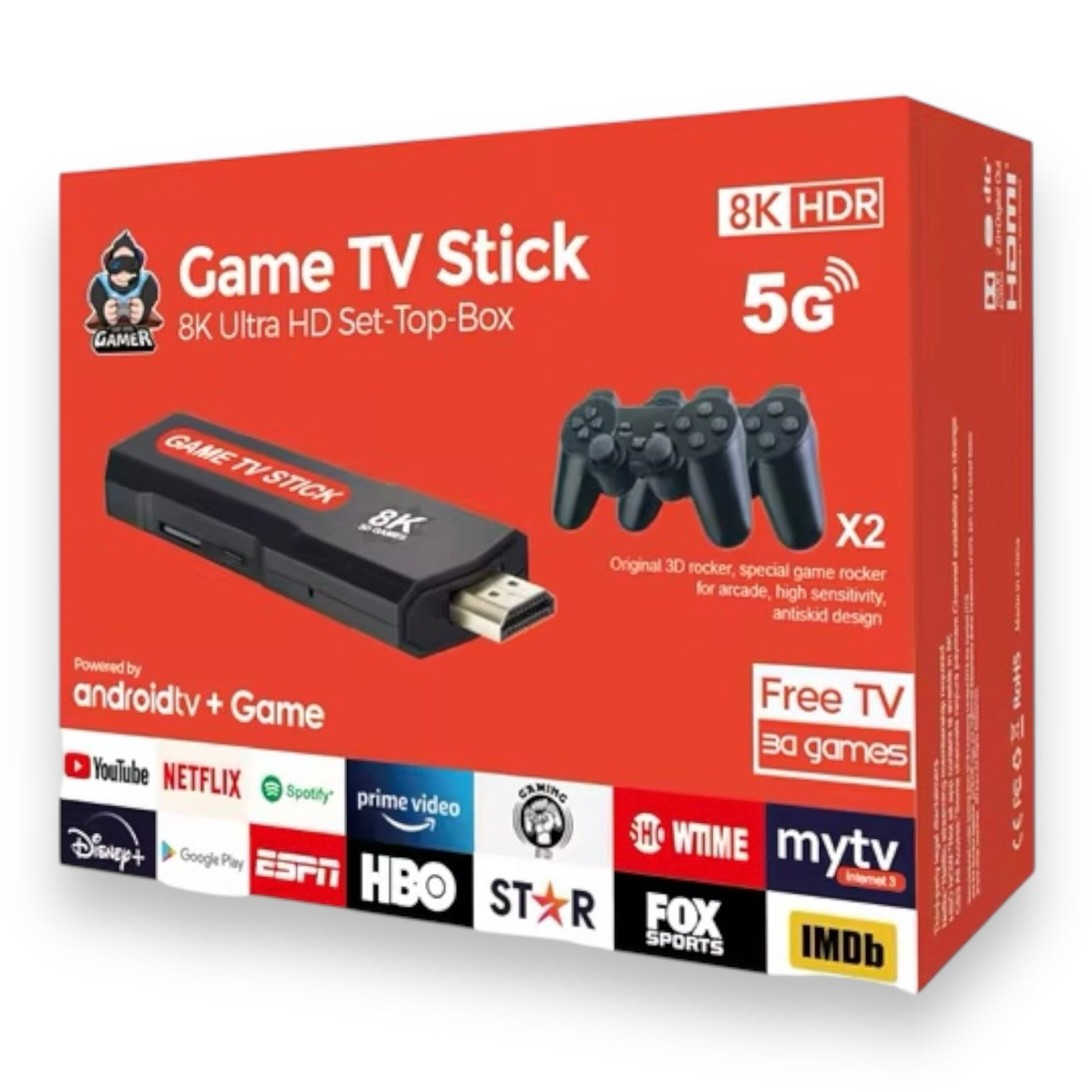 GAME TV STICK 8K ULTRA HDR - Q9 MAX