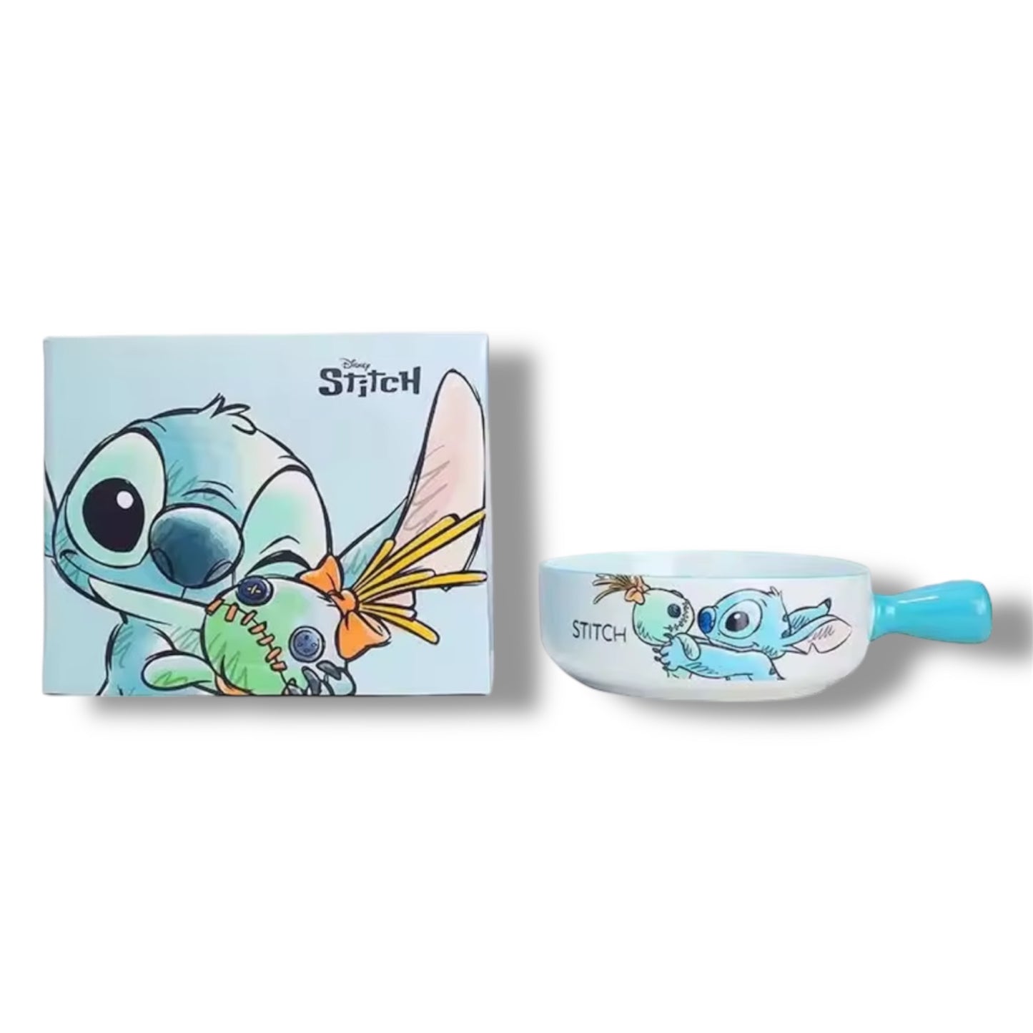 SET DE VAJILLA DE CERÁMICA CON DISEÑO DE STITCH