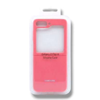 SAMSUNG GALAXY Z FLIP 6 - ESTUCHE DE SILICONE VARIOS COLORES