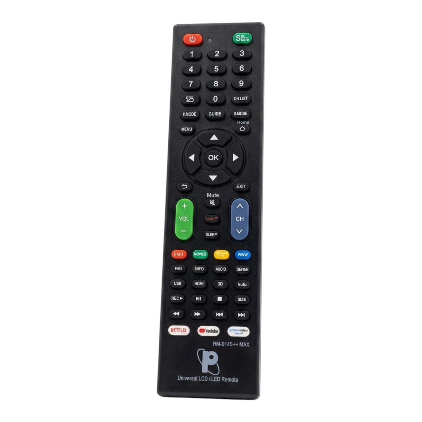 CONTROL UNIVERSAL TELEVISOR PANTALLA
SMART TV RM-014S++MAX B.AAA